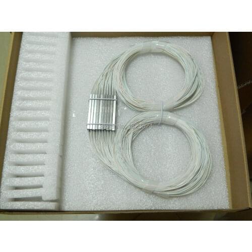 Free Shipping 10pcs/lot 1X8 Blockless PLC Splitter 900um Steel Tube 1*8 Mini Optical Fibra Splitter Without Connector