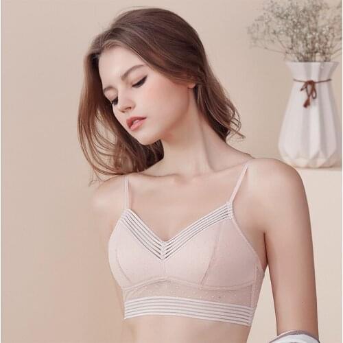 New Sexy Lace Bra Crop Top Ultrathin Soft And Breathable Bralette Womens Backless Vest