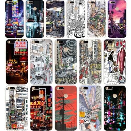 08AA Hong Kong gift Soft Silicone Tpu Cover phone Case for Xiaomi Redmi Mi A1 A2 8 lite