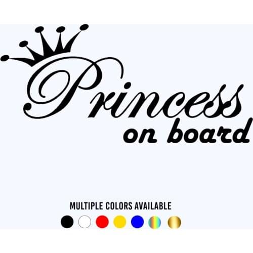 CK20108# funny princess on board vinyl car sticker waterproof car decal stickers on car truck bumper rear window