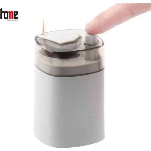Toothpick Holder Dispenser Pop-Up Automatic Storage Box Restaurant Thickening Container Swab Gadget Household Kitchen Accessorie