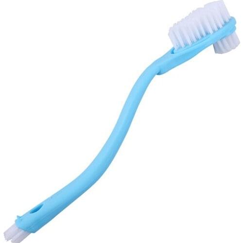 Two in a bag！1907 double head long handle cleaning shoe brush shoe brush shoe brush special brush for shoe washing