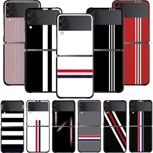 For Samsung Galaxy Z Flip3 5G Case For Samsung Galaxy Z Flip 3 Zflip 5G Black Hard PC Cases Fashion Tom Brown