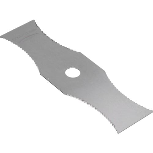 Lawn Mower Blade Arc Lawn Mower Blade White Steel Weeder Blade Grass Trimmer Accessories Parts with Sawtooth Grass Trimmer Blade