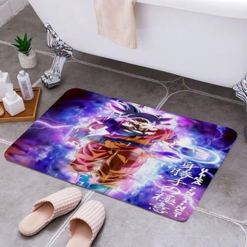 Anime Dragonball Super Cheaper Anti-slip Modern Area Rugs Living Room Balcony Bathroom Printed Carpet Doormat Hallway Bath Mat