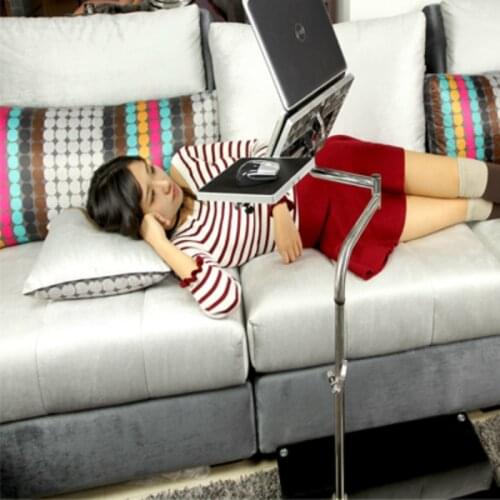 Laptop Stand Lifted Rotated Simple Computer Desk Heightening Bracket Keyboard Tray Landing Movable with Cooling Fan Tiltable