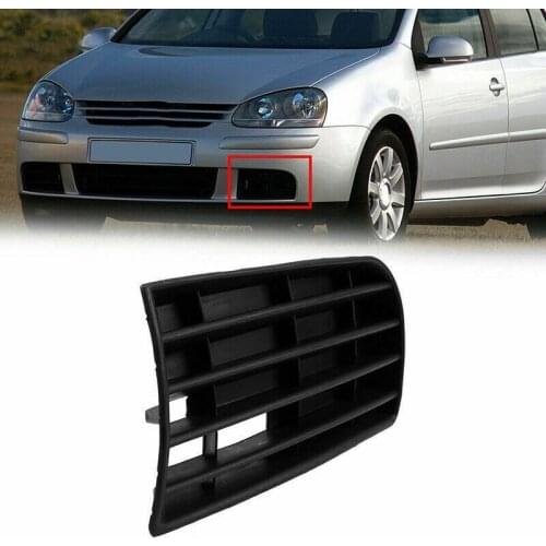 Car Front Bumper Fog Lamp Frame Fog Lamp Grille for Golf 5 A5 MK5 2004 2005 2006 2007 2008 2009