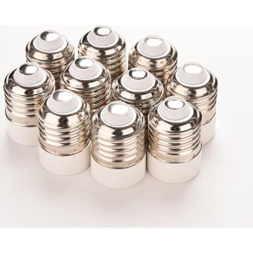 Novel bulb base type adapter refractory material E27 to E14 lamp holder converter socket conversion best price 5Pcs