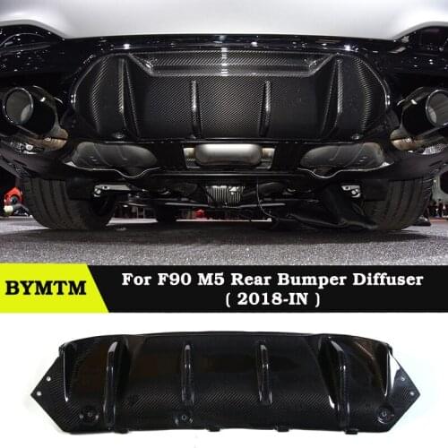 M-P Style Carbon fiber Rear Bumper Diffuser For BMW F90 M5