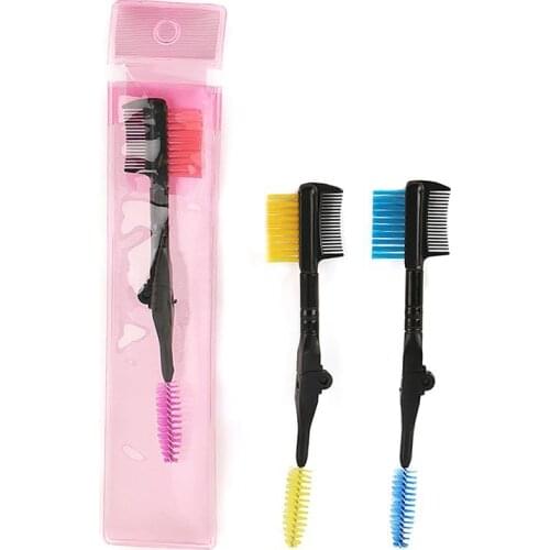 Kapmore Eyebrow Hair Brush Folding Professional Eyelash Brush Eyebrow Grooming Comb Makeup Brushes Cosmetics Tool