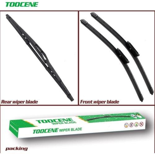 Front and Rear Wiper Blade For Fiat Fiorino 2008-2016 Windshield Rubber Brush Car Accessories 26+19+14