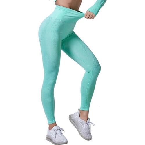 Fitness Pants Seamless High Waist Hip Sexy Yoga Pants Fitness Exercise Sports Tights
