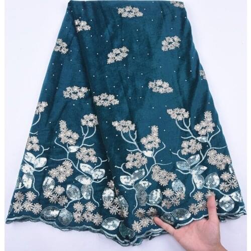 SJD LACE African Lace Fabrics High Quality French Lace Fabric Flower Nigerian Lace Fabric For Women Party Wedding A2012