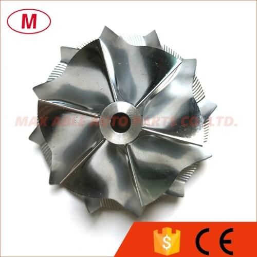 TD04HL 49189-00016 43.43/56.02mm 6+6 blades Performance Turbo Billet compressor wheel/Aluminum 2618/Turbocharger Milling wheel