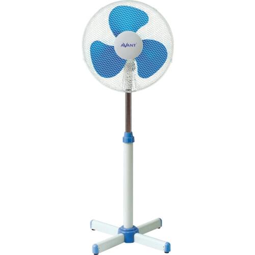 Oscillating foot fan | AVANT | Height 30cm adjustable | 30W | 3 speed Cross foot