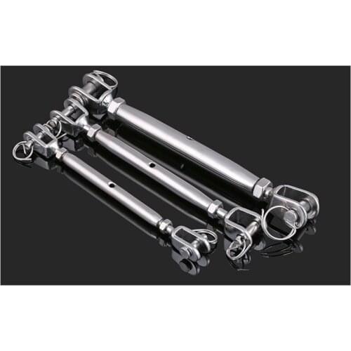 1pcs 304 Stainless steel flower basket screw M5 M6 M8 M10 M12 M16 M20 Rotate Chain wire rope Bloom bolt tension turnbuckle