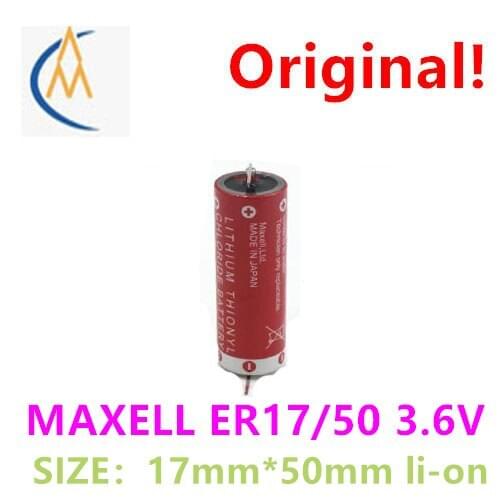 Replacement of PLC imported er17 / 50 3.6V industrial control battery ramf20851 kas-m53g0-10 lithium battery welding pin