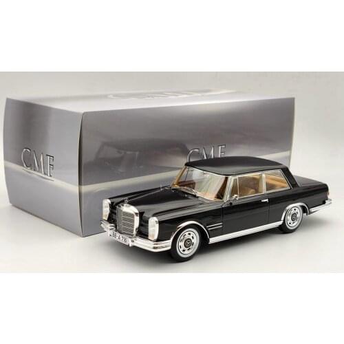 1:18 CMF For M~cedes B~nz 600 W100 Nallinger Coupe 1965 CMF18160 Black Resin Models Limited Edition Collection Auto Car Gift