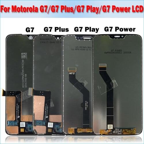 100% Original For Motorola Moto G7 Play XT1952 G7 XT1962 G7 Power G7 Plus LCD Touch Screen Digiziter assembly Replacement