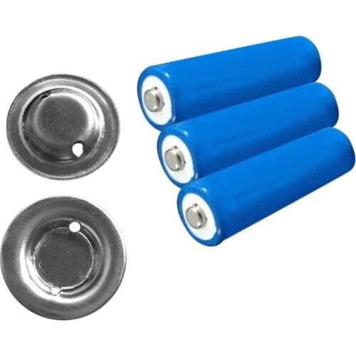 100Pcs/bag 18650 Lithium Battery Spot Welding Tip Cap Flat Head to Tip Cap Cover