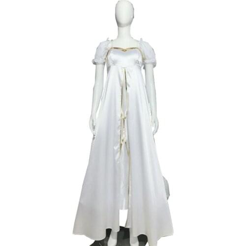 2018 Fate Zero Fate Stay Night Womens Irisviel Von Einzbern Cosplay Costume Wedding Gown Rode Evening Dress