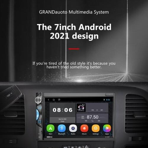 Double din 7inch Car Radio Android System 2GRAM WIFI GPS Bluetooth FM Car Video Player For Universal 2din Car Audio For Car