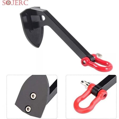 SOJERC RC Car Winch Anchor, Heavy Duty Metal RC Winch Anchor Decor Tool for Traxxas HSP Redcat Axial SCX10 D90 HPI 1/10 RC Car