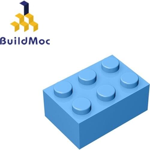 BuildMOC Compatible Assembles Particles 3002 2x3 For Building Blocks Parts DIY LOGO Educational Crea