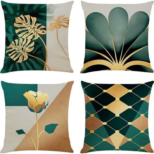 Flowers Cushion Cover Hoga Decorative Pillow funda cojines 45x45 housse de coussin Nordic Throw Pillow Cover for Sofa Car