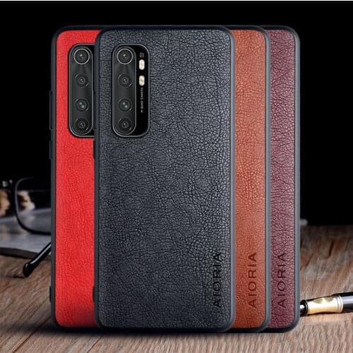 Case for Xiaomi Mi Note 10 Lite Pro funda luxury Vintage Leather skin capa phone cover for xiaomi mi note 10 lite case coque