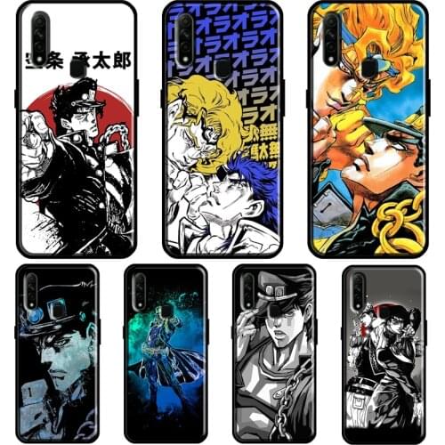Jotaro Kujo And Dio Jojo Anime Case For OPPO A53 A31 2020 A5 A9 A15 A52 A72 A92 A1K A83 A91 A5S Find X3 Pro Reno 2Z Cover