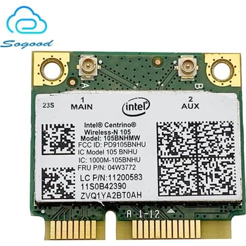 Intel Wireless-N 105BNHMW Wifi Card For Lenovo ThinkCentre E73 E93 M62Z M72E M73 M82 M83 M92 M93 EDGE-72Z Series FRU 04W3772