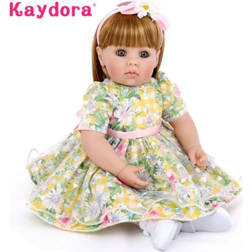 Kaydora 50 CM Princess Doll bonecas princesas Realistic Reborn Babies Dolls For Girls boneca lol bebe reborn Gift Kids Birthday