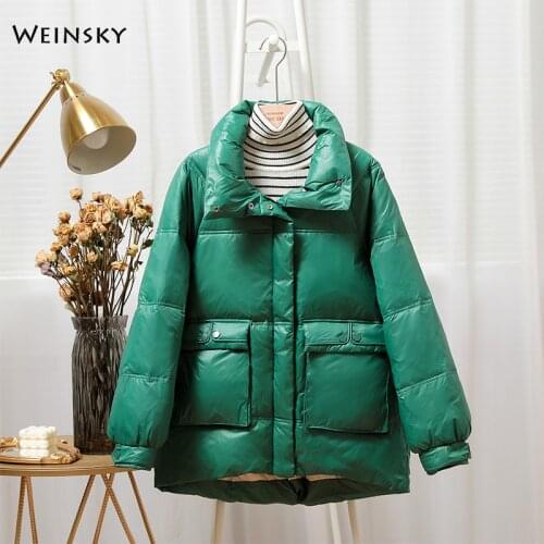 New Women Thick Down Jackets White Duck Down Jackets Autumn And Winter Warm Coats Parka Female Fashion Outwear