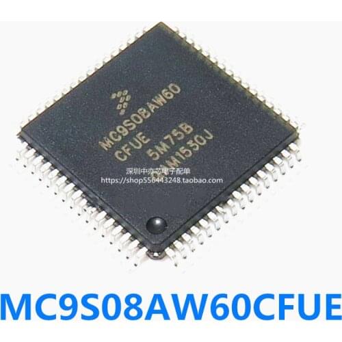 New Original Mc9s08aw60cfue Lqfp-64 8-bit Embedded Mcu Chip