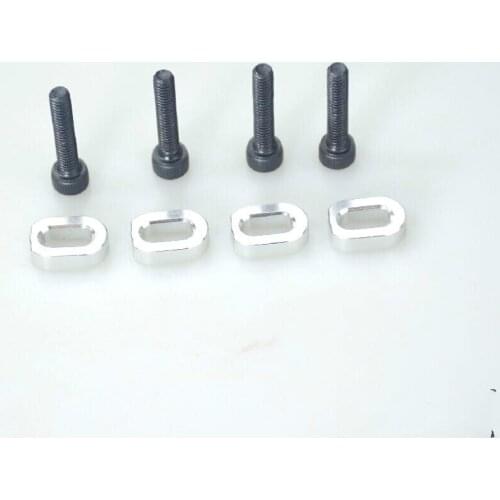 CNC Alloy Motor Base Strengthen Gasket & Chassis Gasket Fit for 1/5 Traxxas MAX-X TRX X-Maxx XMAXX Truck