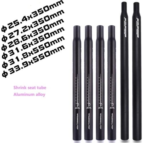 Retro Bicycle Seat Tube Aluminum Alloy Mountain Bike Seatpost MTB Road City Foldable Cycling Parts Saddle Tube 27.2mm 350mm