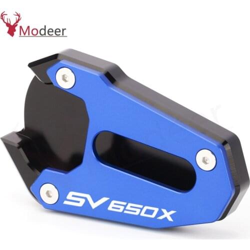 For SUZUKI SV650X SV 650X 2018-2020 SV650 SV 650 2016- 2019 2020 2021 Accessorie Kickstand Side Stand Extension Foot Pad Support