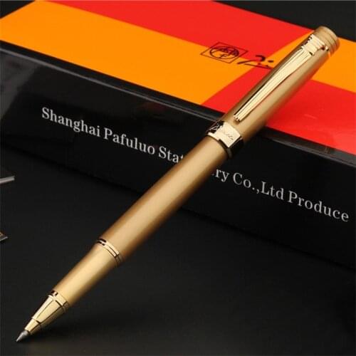 Pimio Picasso Rollerball Pen picasso ps 917 gold clip silver Student teacher business Roman style gift box packaging