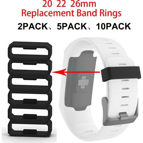 Replacement Rubber Watch Strap Band Keeper Loop Security Holder Retainer Ring Garmin Fenix 6S 6X 6 Pro 5X 5S 5 Plus accessories