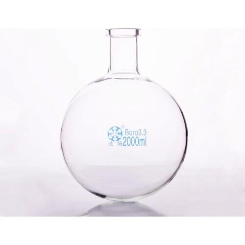 Rotary evaporator flask,Capacity 2000ml,Flange 50mm,Single neck round flask,Single standard mouth round-bottomed flask