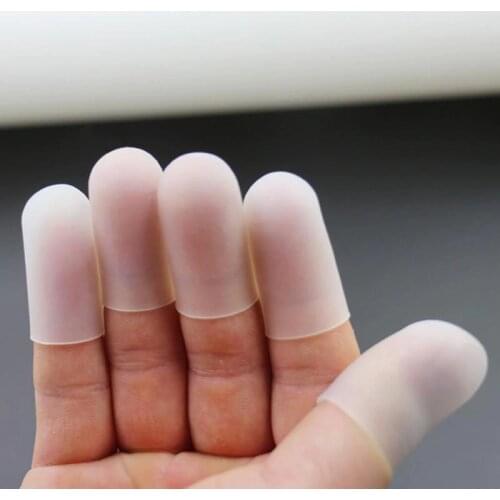 5pcs Multifunctional Fingertips Gloves Latex Rubber Antislip Finger Cutter Protector For Garden Food Cutter Gloves Accessory