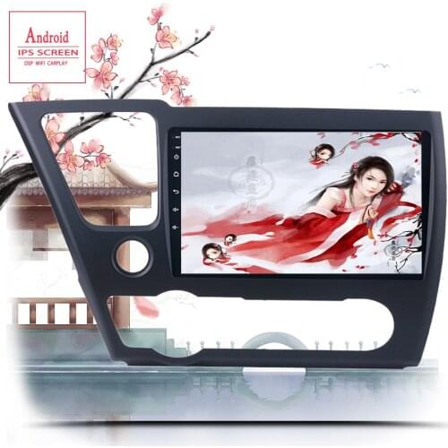 9" 6G RAM Android 10.0 Car Radio GPS Dvd player for Honda CIVIC Hatchback 2013 2014 2015 Bluetooth NAVIGATION multimedia system