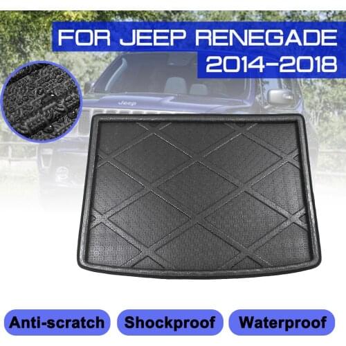For Jeep Renegade 2014 2015 2016 2017 2018 Car Floor Mat Carpet Rear Trunk Anti-mud Cover