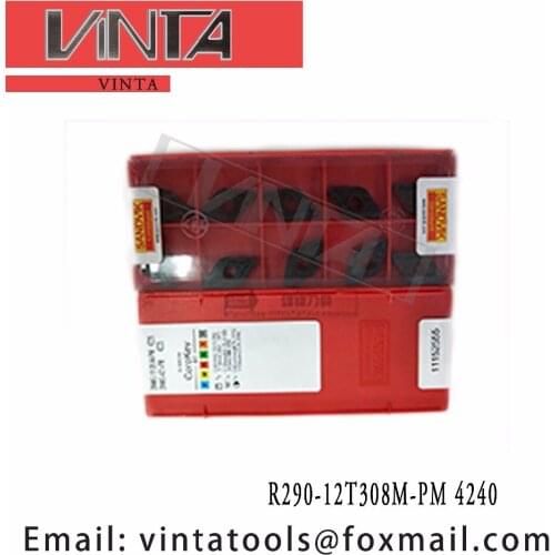 Free shipping high quality R390-11T320E-PM 4240 cnc carbide milling inserts