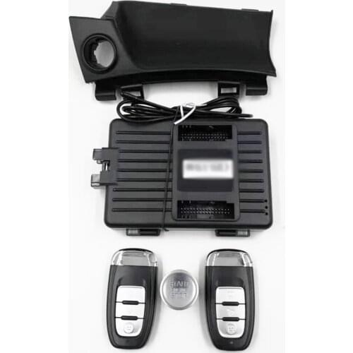 For Audi Q3 2012-2020 Car Add Push Button Start Stop System And Remote Key Start Stop Control System Keyless Entry with Panel