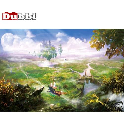 Dubbi Paper Puzzle 1000 pieces Noctilucent Luminous puzzle for children educational toys puzzle game jigsaw puzzle