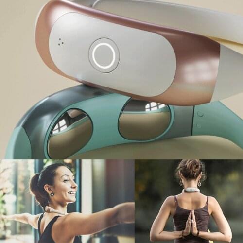 Electric Pulse Neck Massager Cervical Vertebra Pain Relief Leg Arm Multifunctional Guasha Acupuncture Physiotherapy Health Care