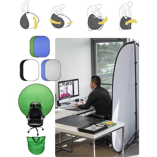 Photography Background Backdrop Folding Green Screen Chromakey Cromakey Background Cloth For Photo Studio Video Recording