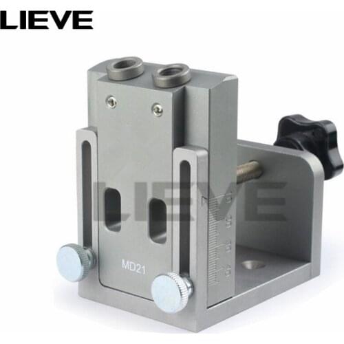 Pocket Hole Jig For Woodworking Joinery Step Drill Bit Set Carpenter Puncher Tools Dowel Jig Kit Drill Guide Locator